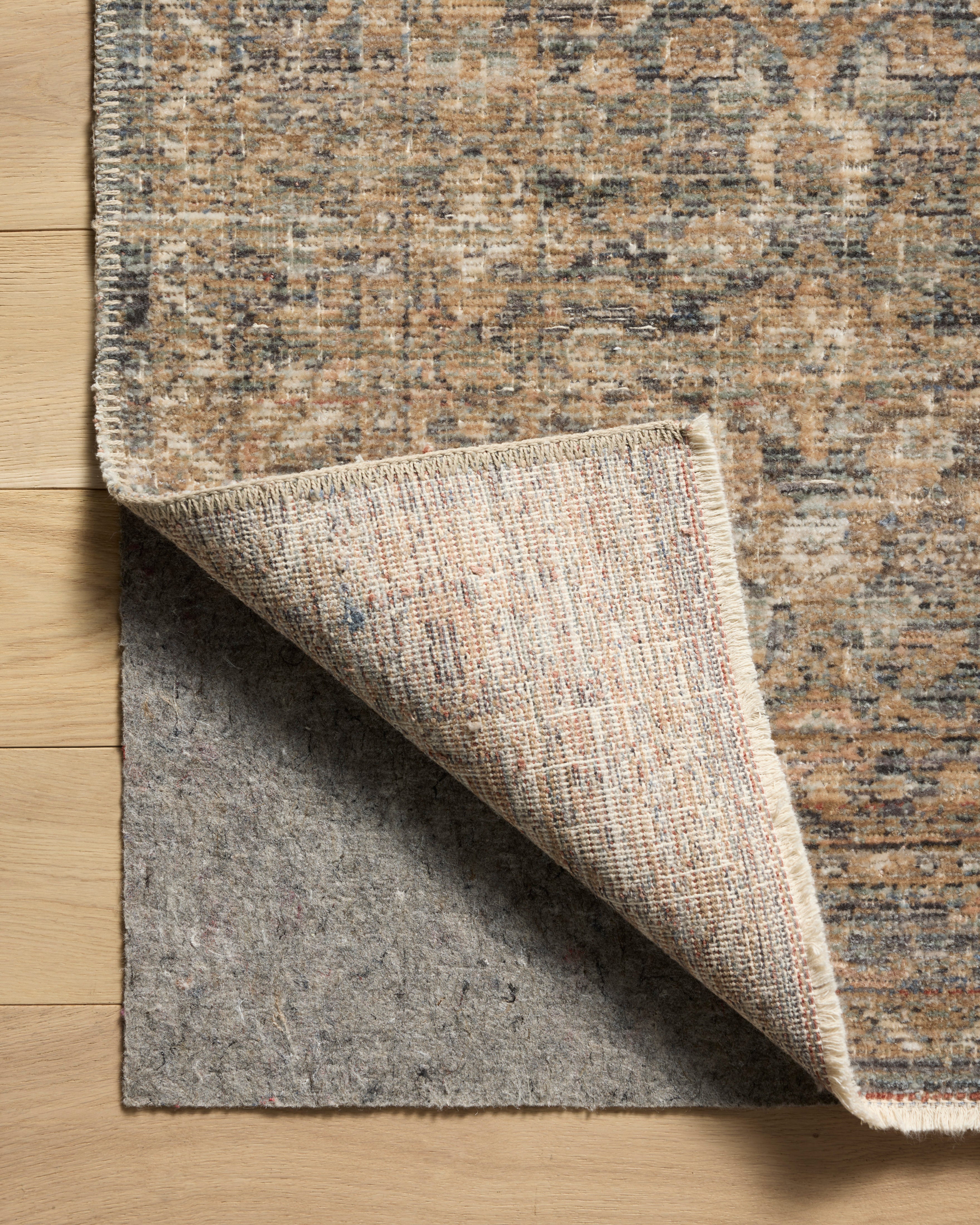 Amber Lewis x Loloi Molly Denim / Gold Rug 0-RUGS-patterned Loloi