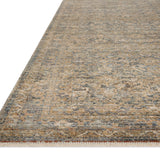 Amber Lewis x Loloi Molly Denim / Gold Rug 0-RUGS-patterned Loloi