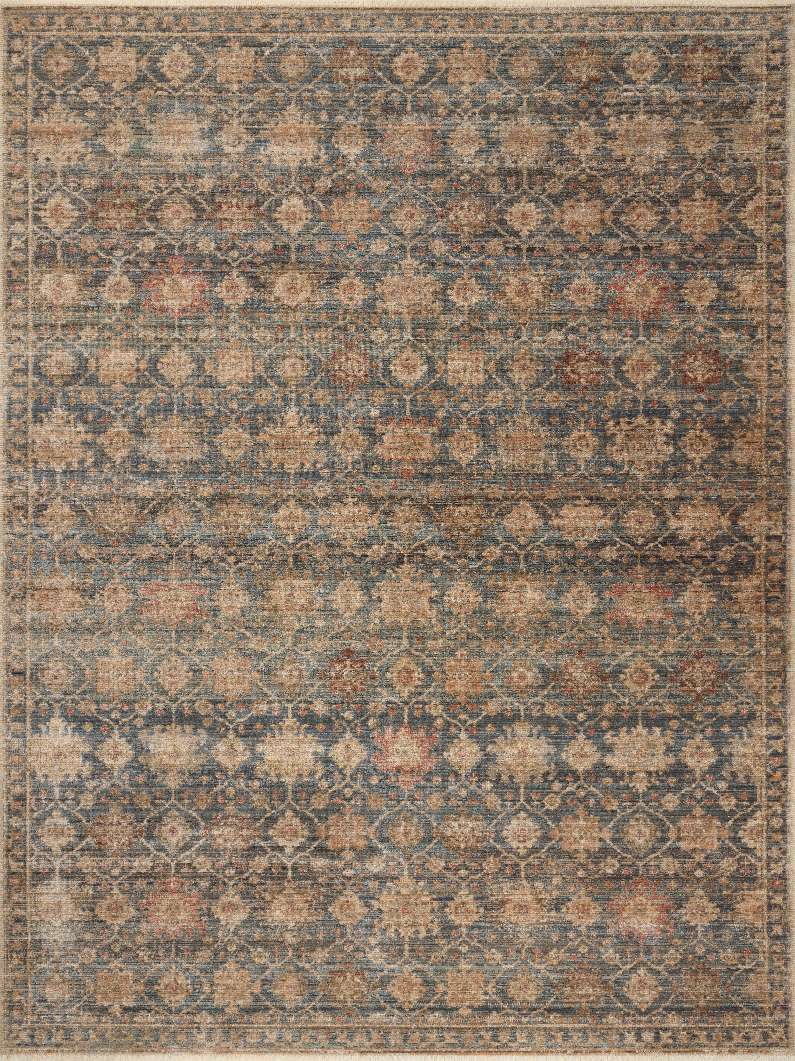 Amber Lewis x Loloi Molly Ocean / Sunset Rug 0-RUGS-patterned Loloi