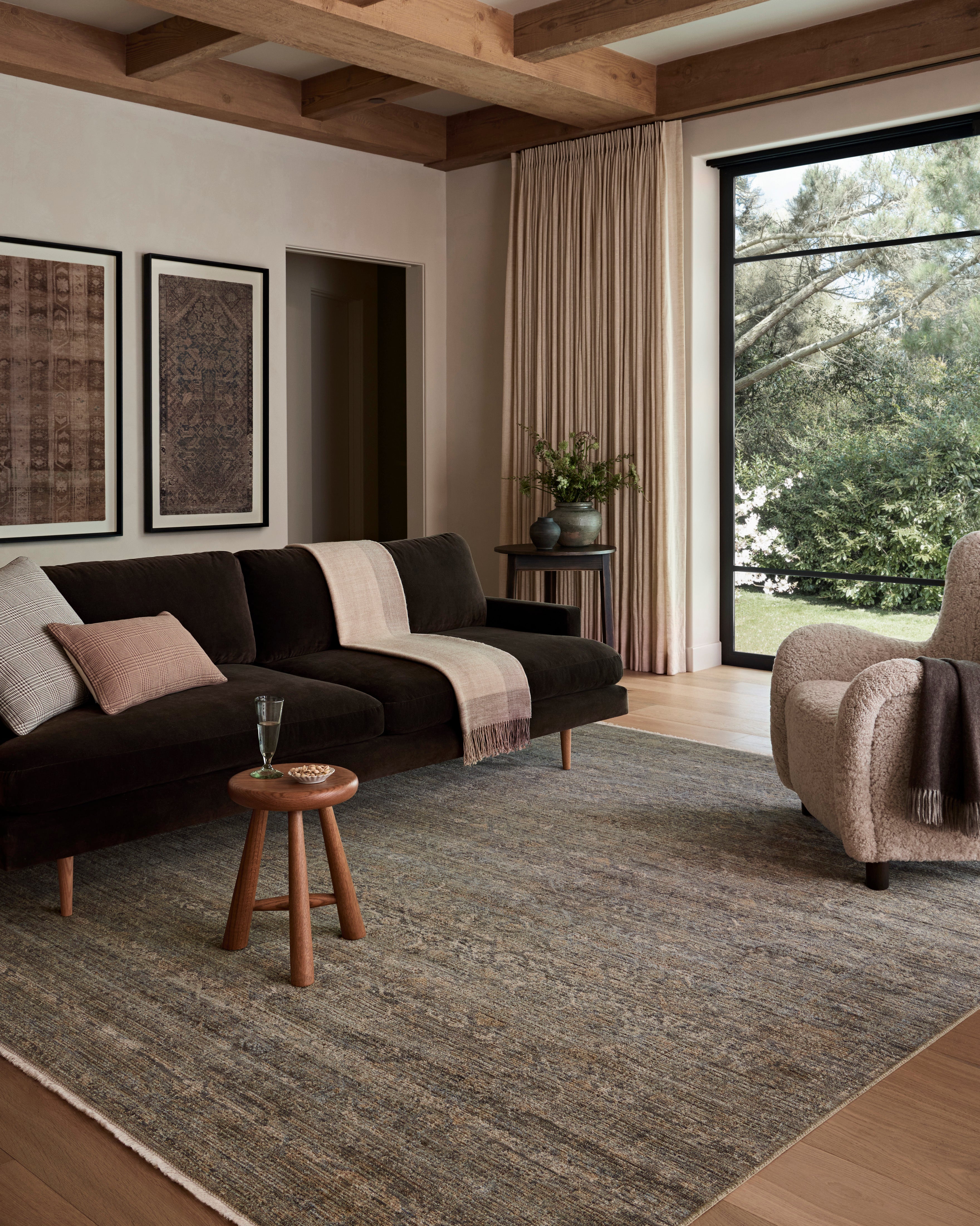 Amber Lewis x Loloi Molly Lagoon / Natural Rug 0-RUGS-patterned Loloi