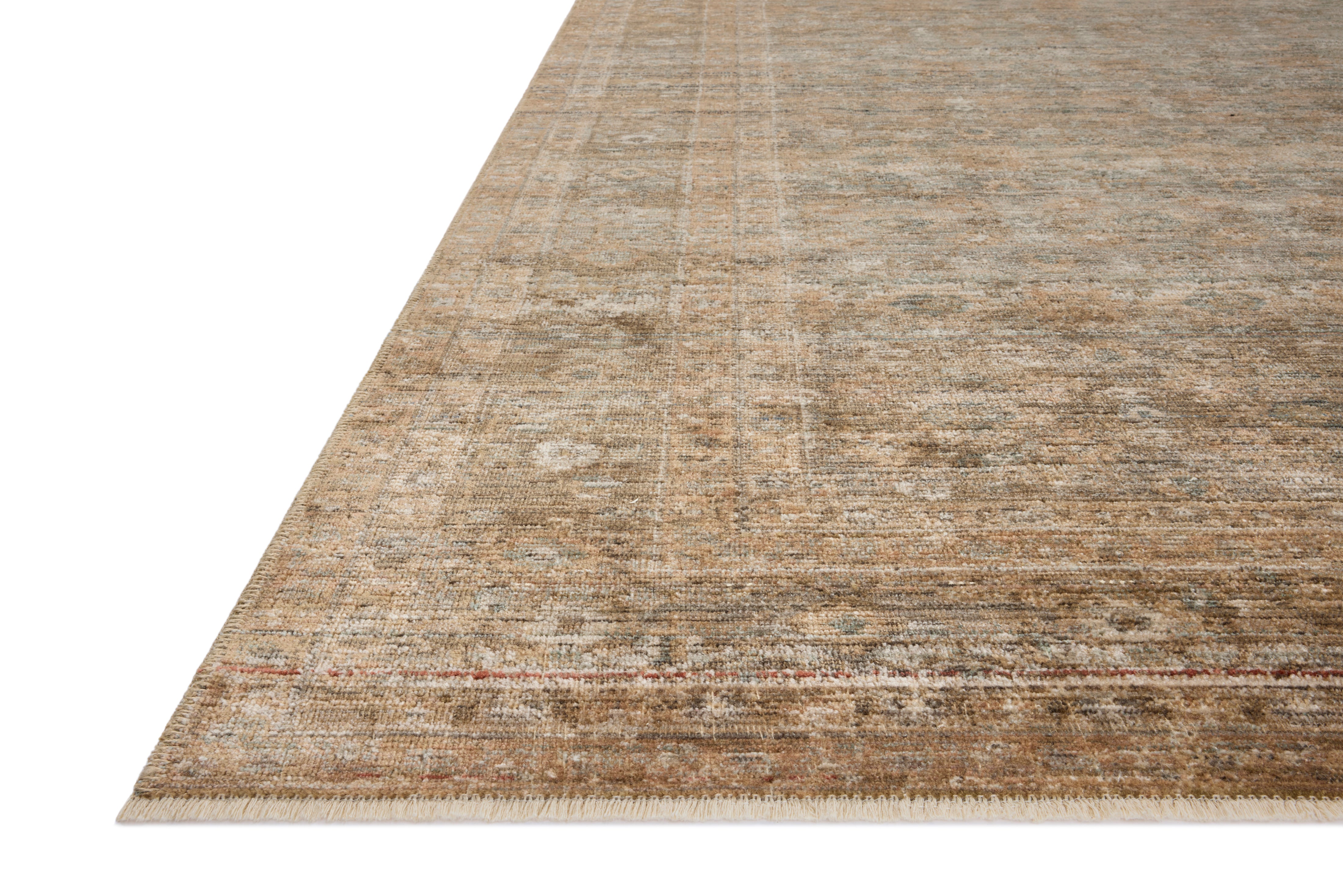 Amber Lewis x Loloi Molly Gold / Blue Rug 0-RUGS-patterned Loloi