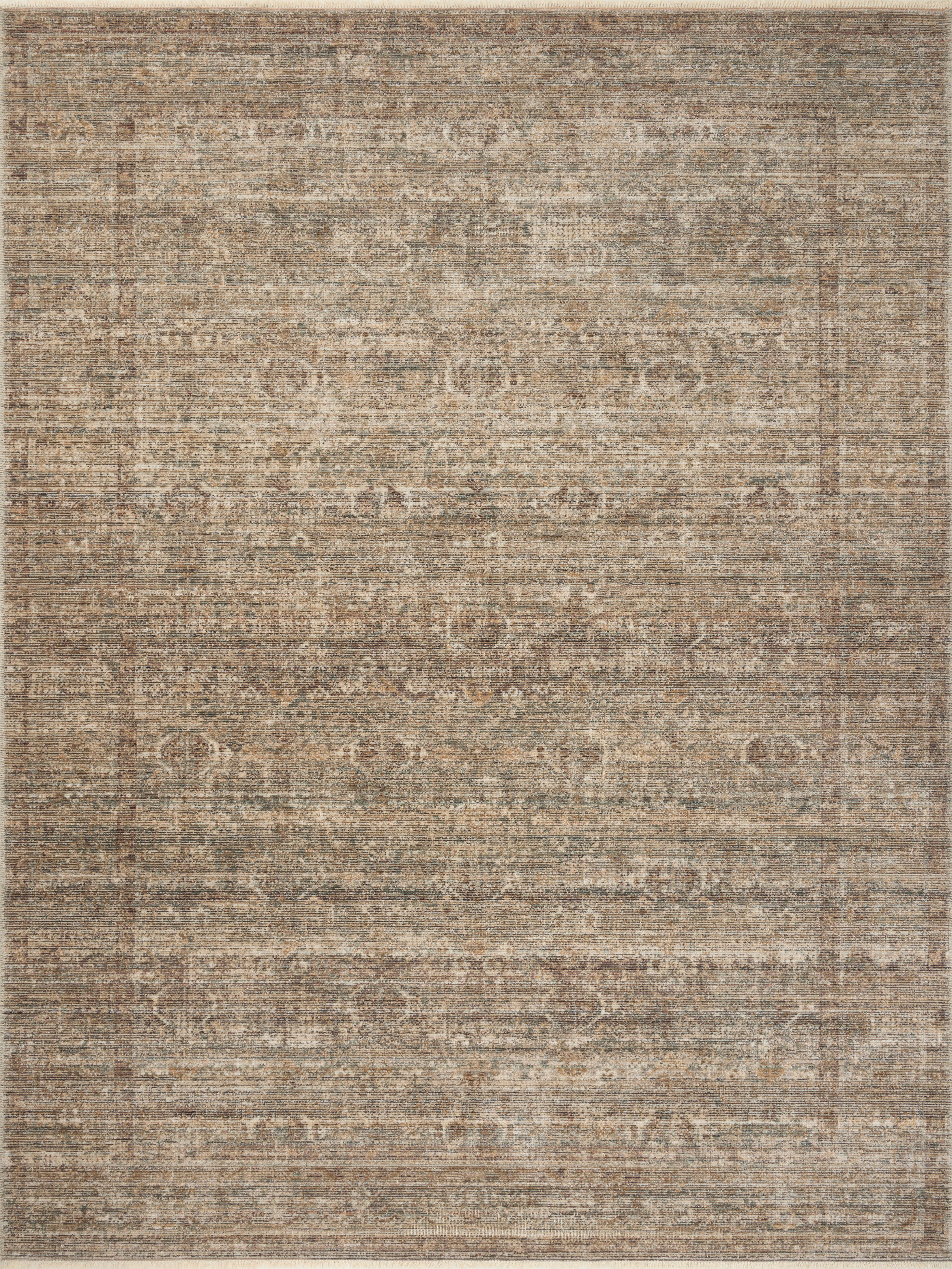 Amber Lewis x Loloi Molly Tobacco / Sage Rug 0-RUGS-patterned Loloi