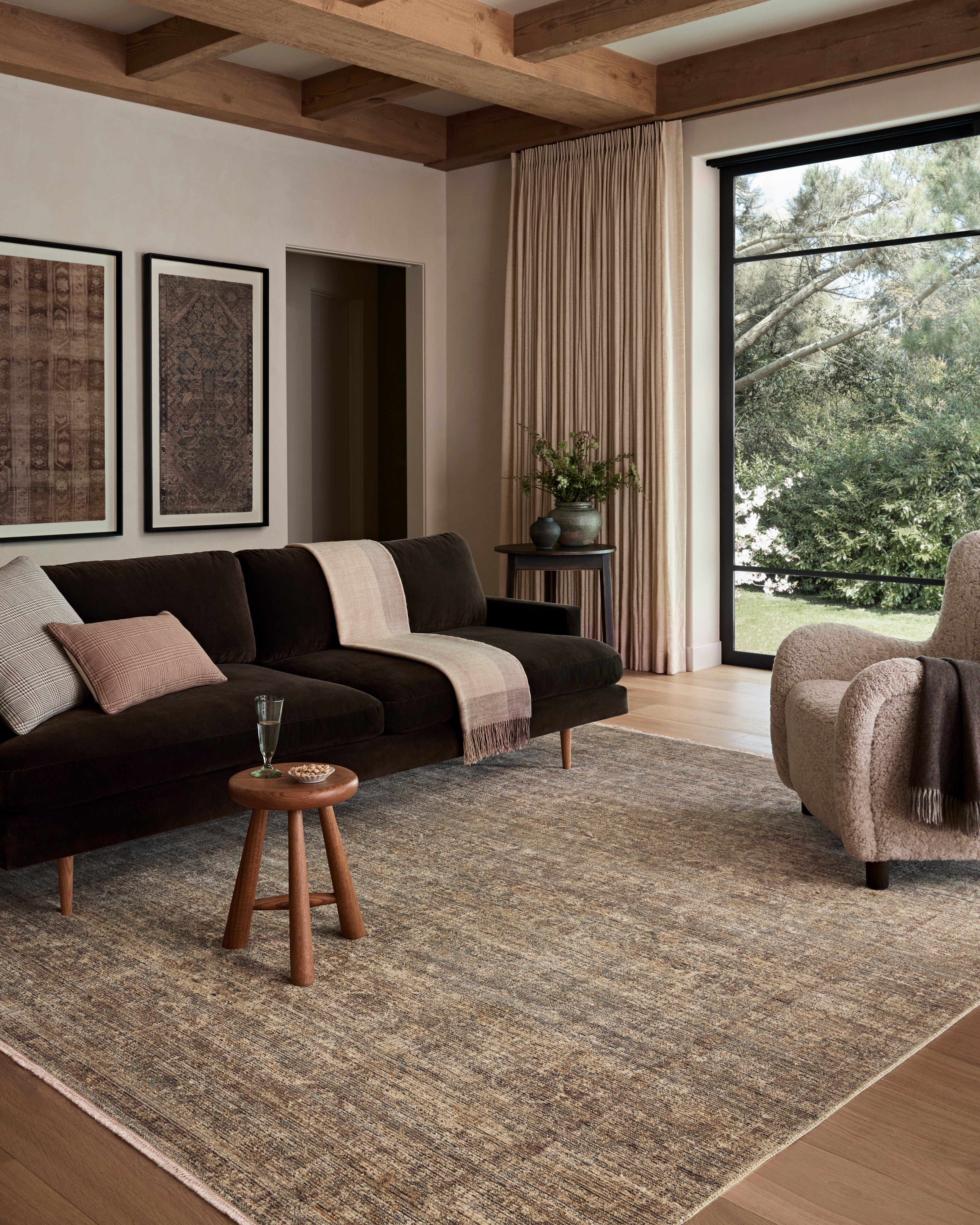 Amber Lewis x Loloi Molly Tobacco / Sage Rug 0-RUGS-patterned Loloi