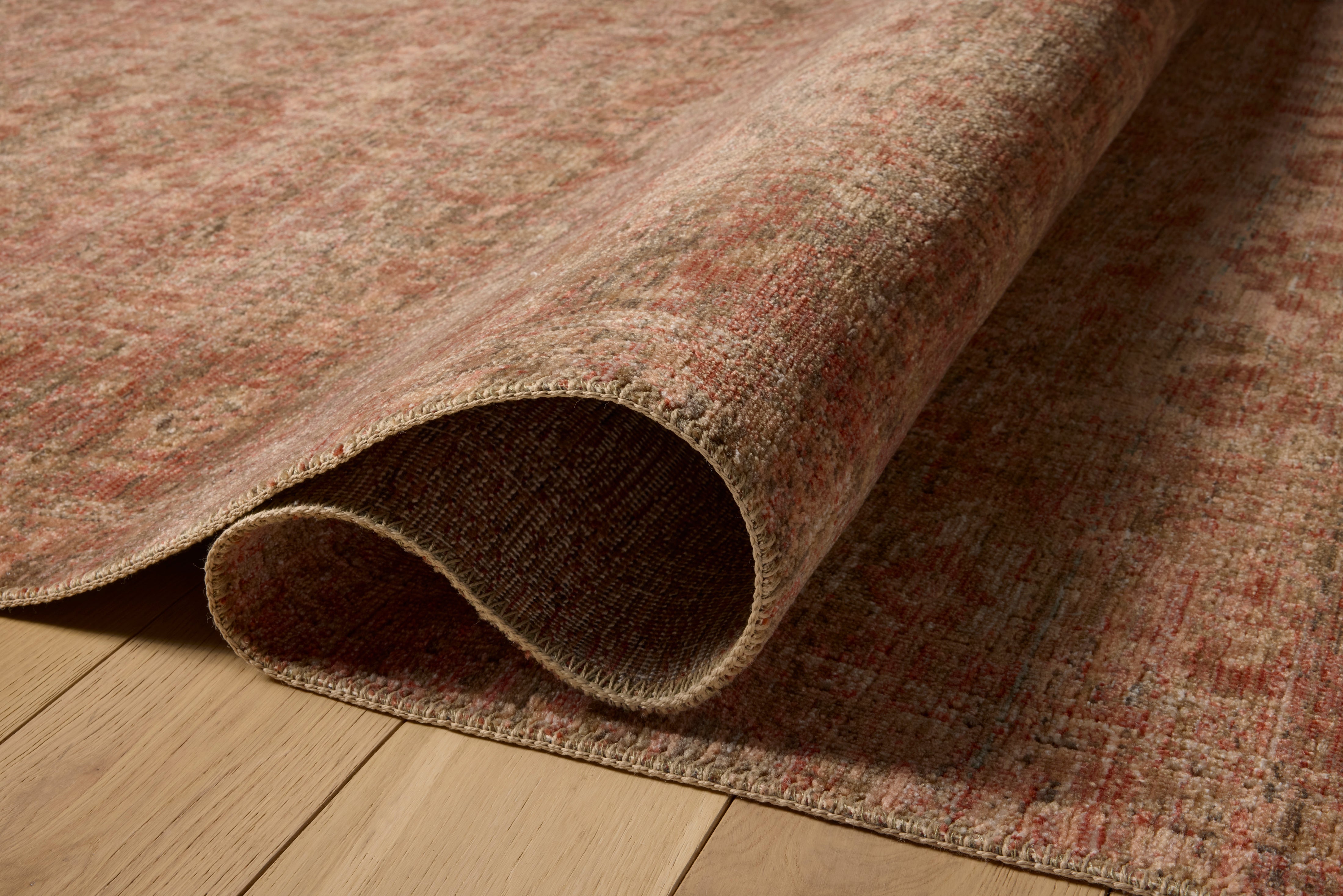 Amber Lewis x Loloi Molly Brick / Bark Rug 0-RUGS-patterned Loloi