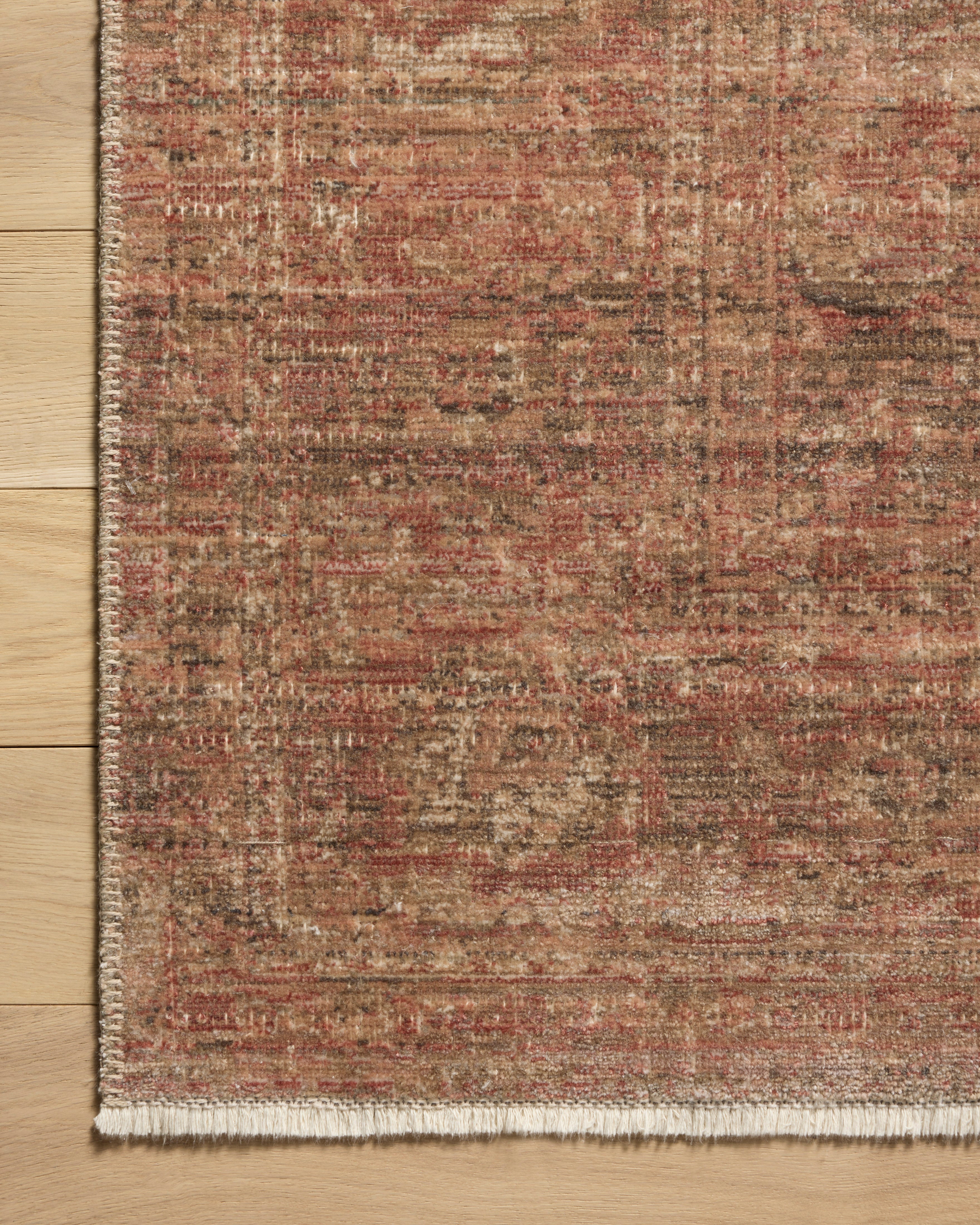 Amber Lewis x Loloi Molly Brick / Bark Rug 0-RUGS-patterned Loloi