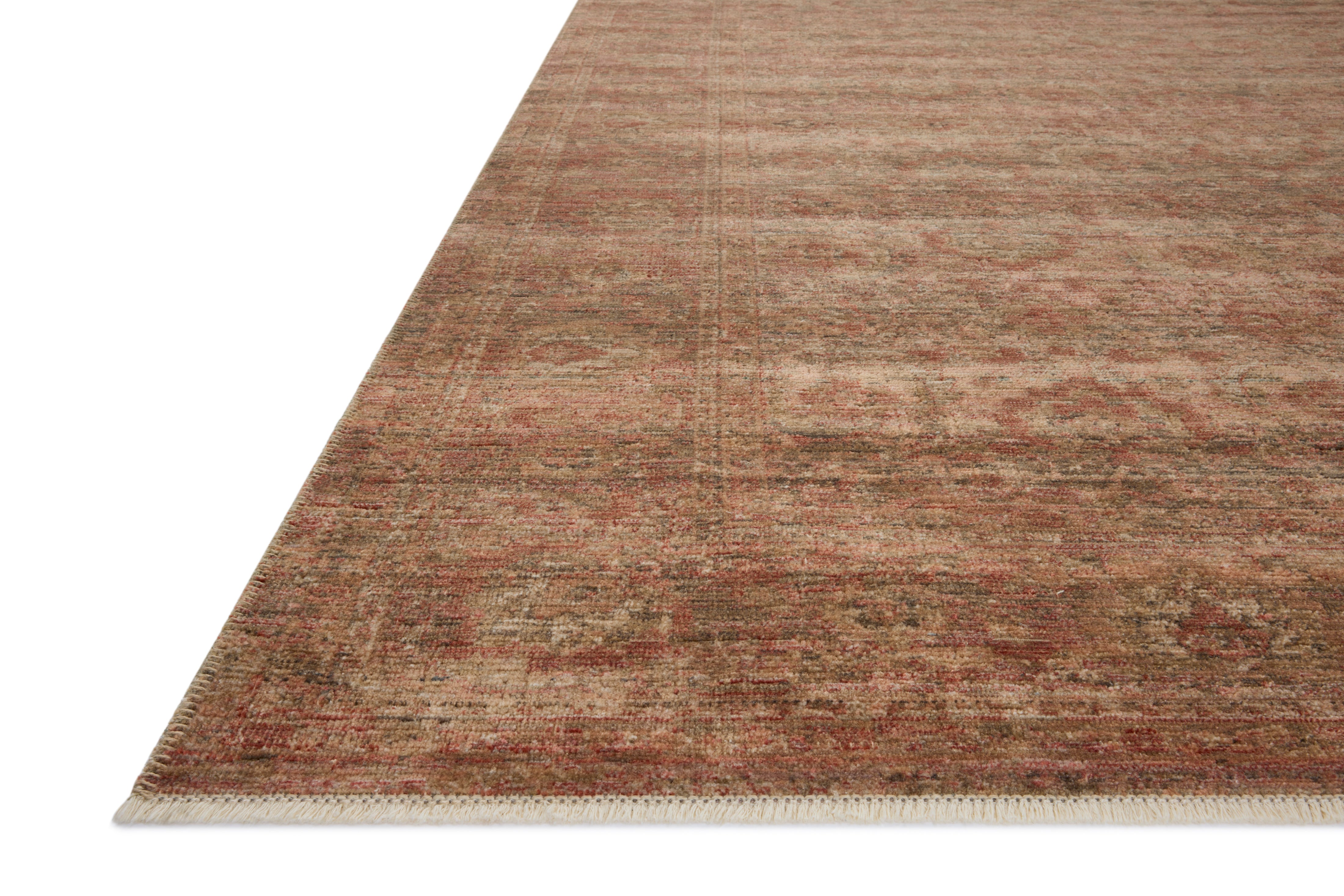 Amber Lewis x Loloi Molly Brick / Bark Rug 0-RUGS-patterned Loloi