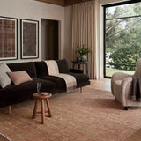 Amber Lewis x Loloi Molly Brick / Bark Rug 0-RUGS-patterned Loloi