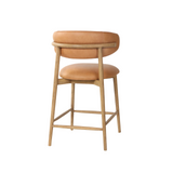 Mila Leather Counter Stool 12 - FURNITURE - bar/counter stool LH IMPORTS