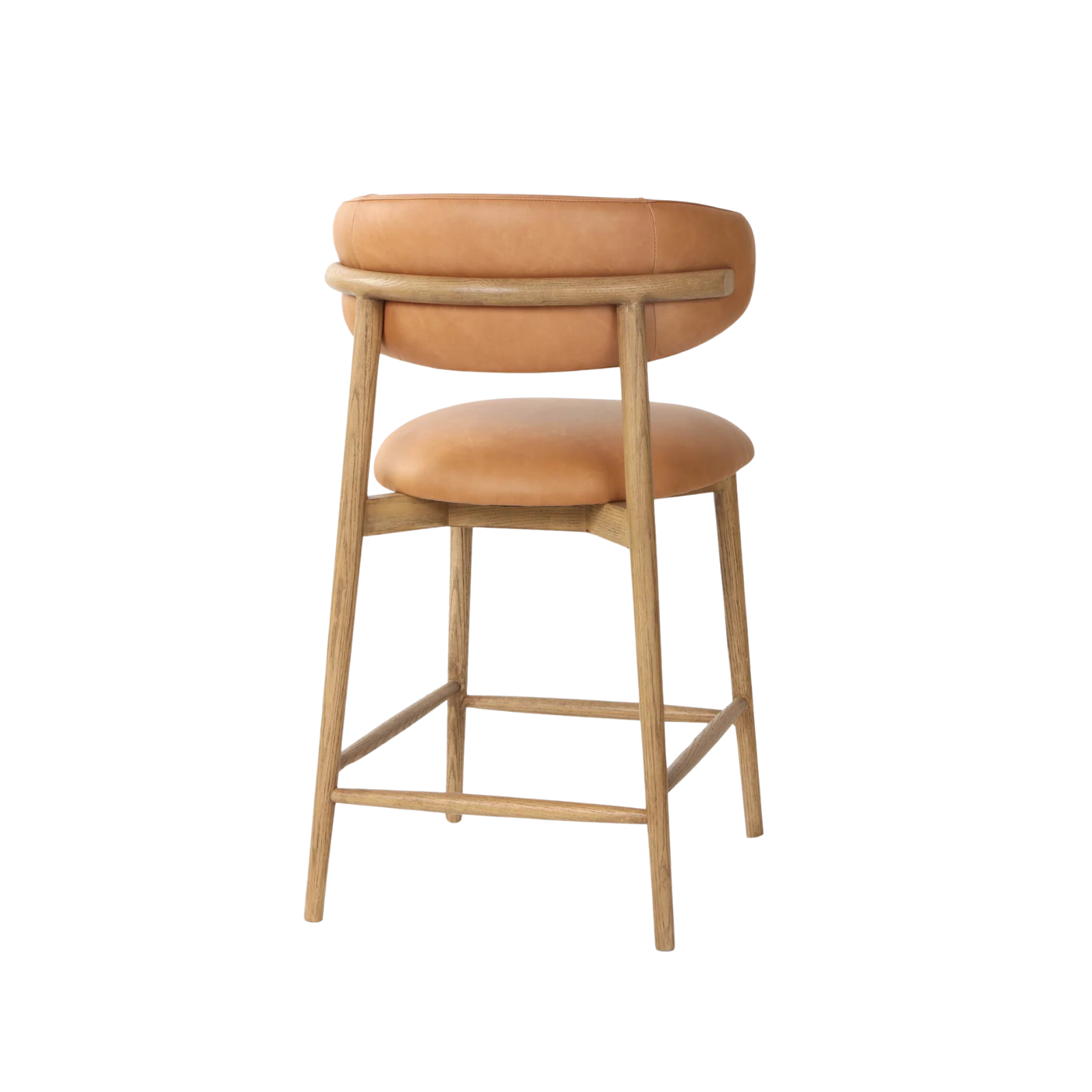 Mila Leather Counter Stool 12 - FURNITURE - bar/counter stool LH IMPORTS