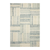Loloi Milo Aqua / Denim Rug 0-RUGS-wool Loloi