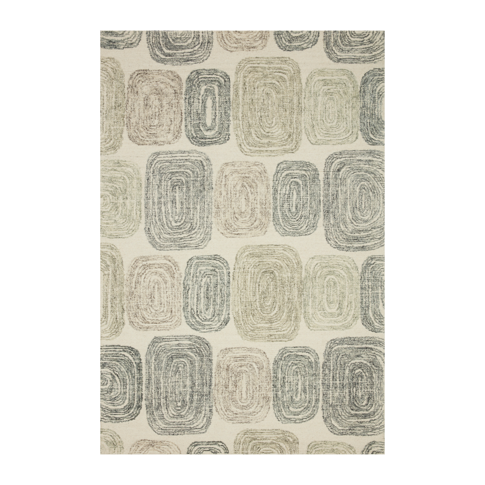 Loloi Milo Dk. Grey / Neutral Rug 0-RUGS-wool Loloi