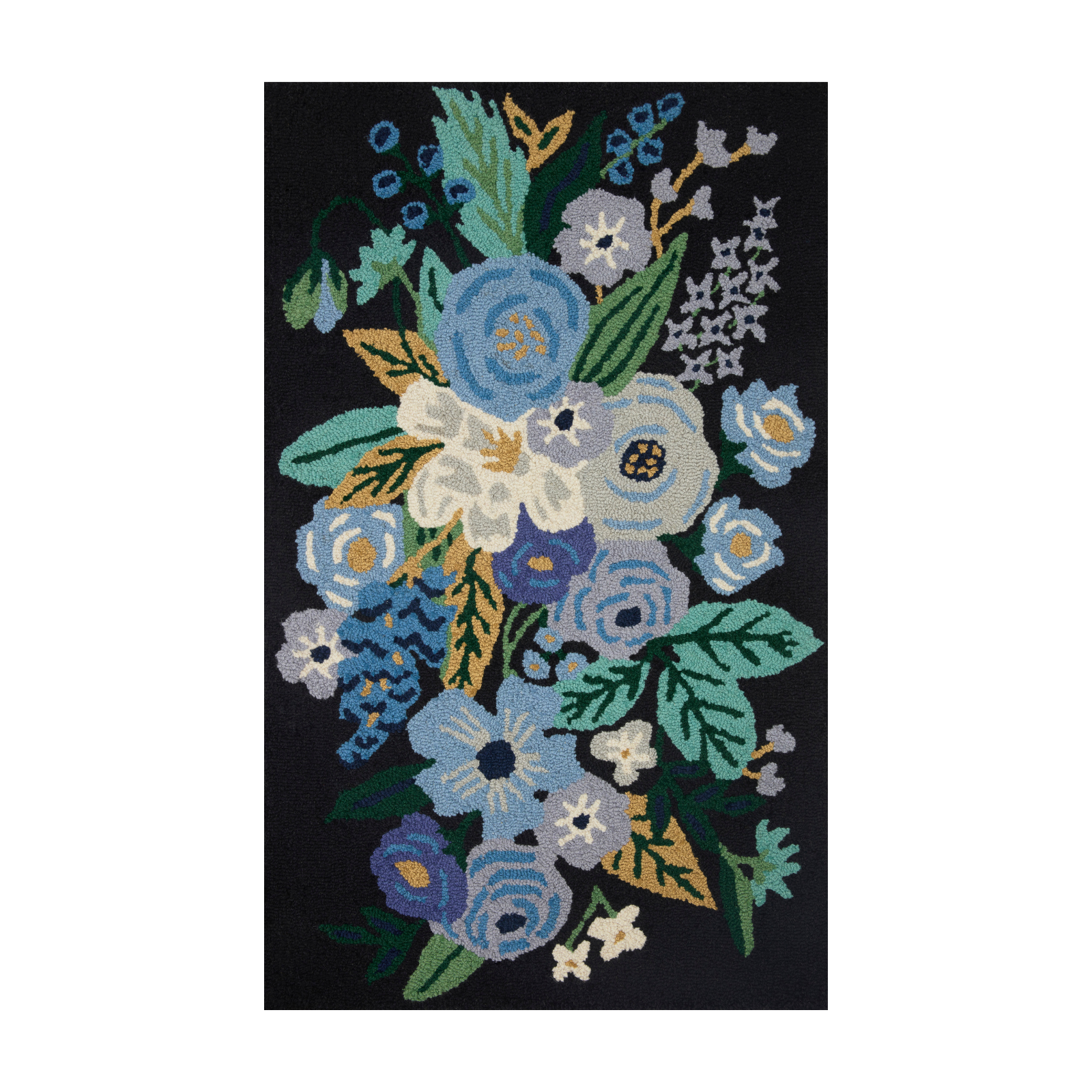 Rifle Paper Co. x Loloi Minnie Garden Party Black Rug 3 - RUGS - patterned Loloi