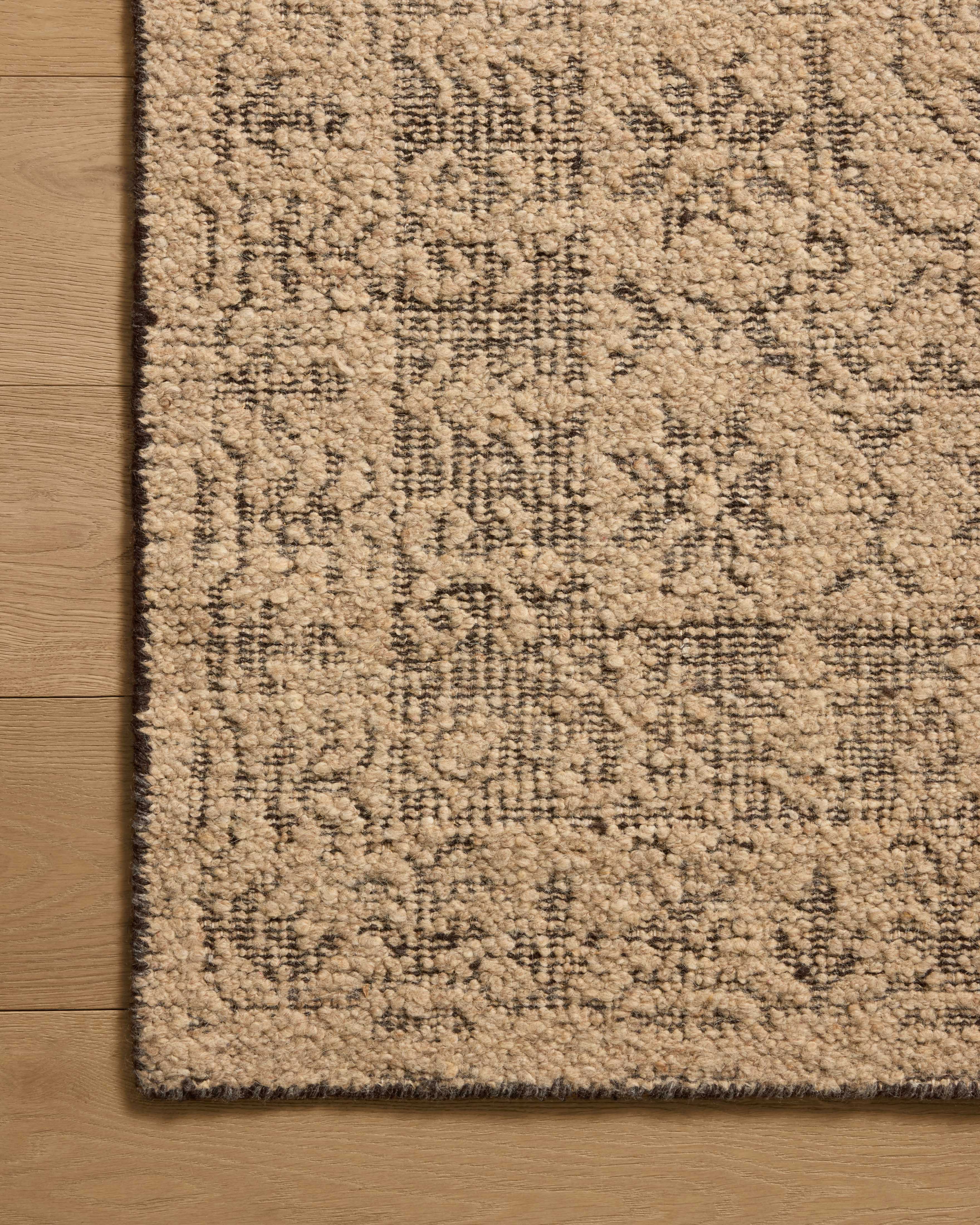 Loloi Novi Tan / Onyx Rug RUGS - wool Loloi