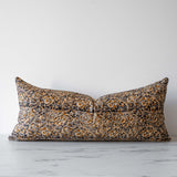 Aja Long Lumbar Pillow Cover 1 - PILLOWS - block print - neutral Rug & Weave Pillows