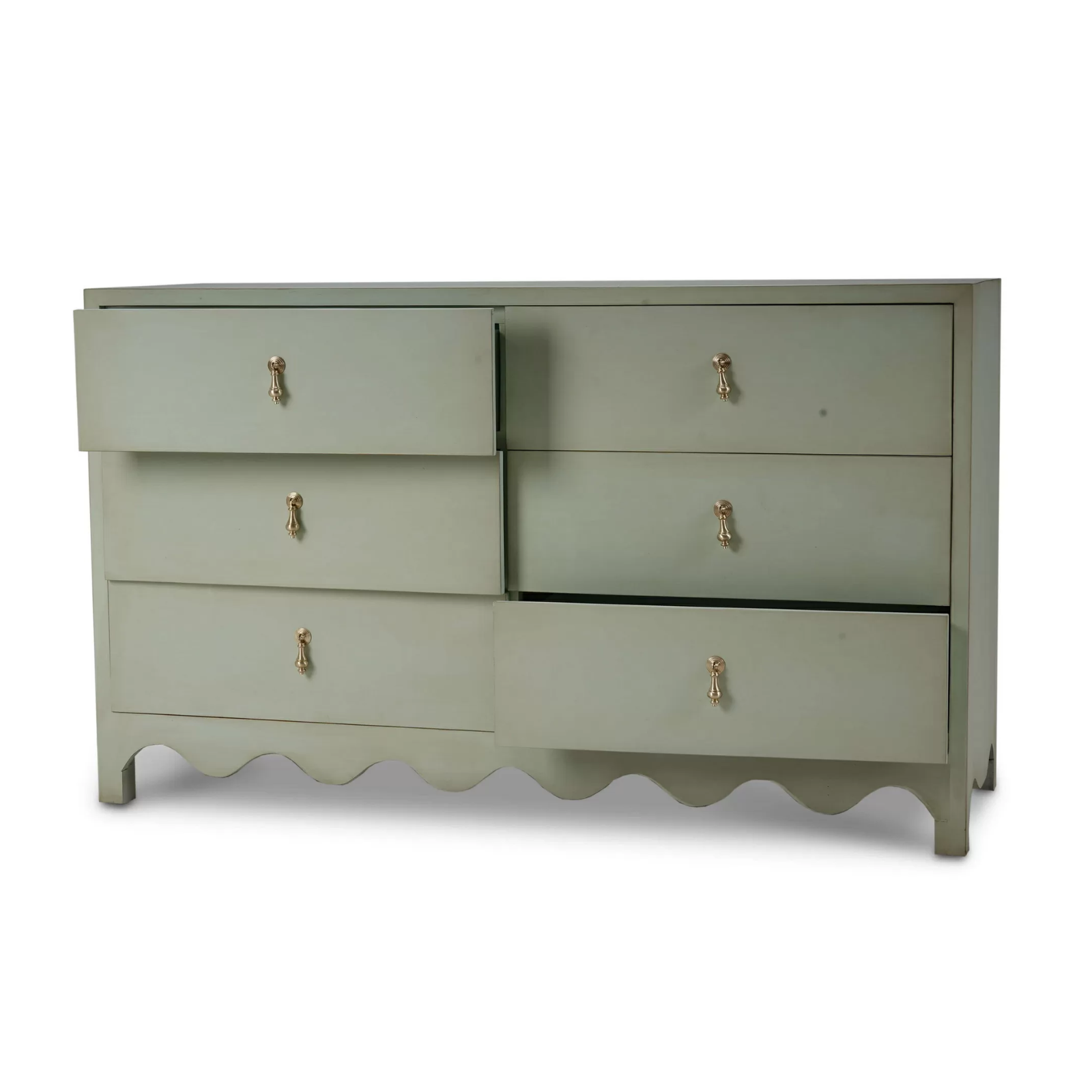 Colleen 6 Drawer Dresser - Fennel 16 - FURNITURE - dresser Bramble