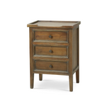 Eamon 3 Drawer Side Table 4 - a - FURNITURE - accent table - wood Bramble
