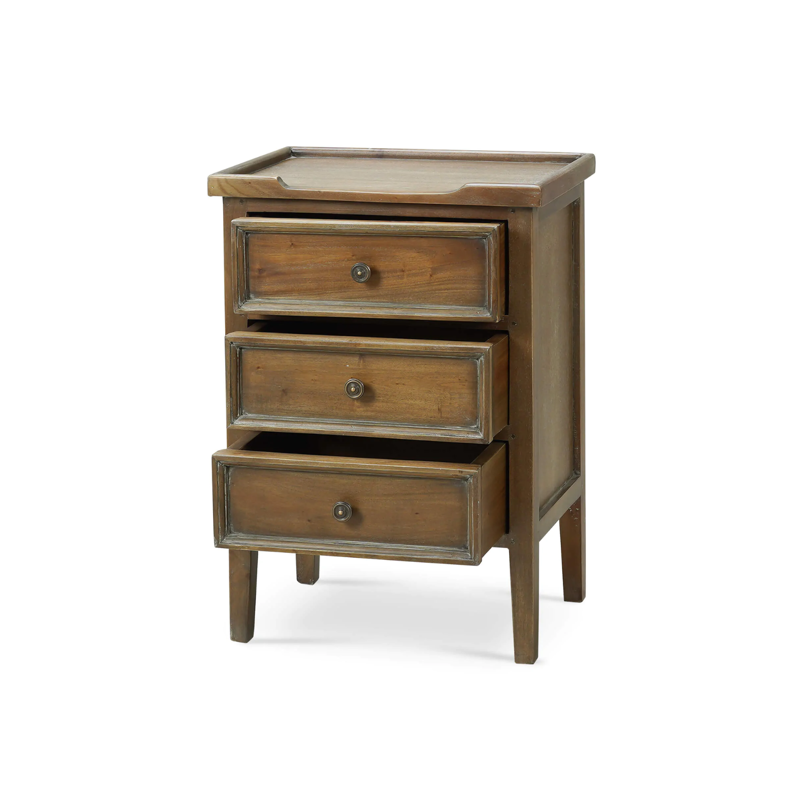 Eamon 3 Drawer Side Table 4 - a - FURNITURE - accent table - wood Bramble