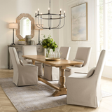 Sharron Slipcovered Dining Chair 3 - FURNITURE - chair Bramble