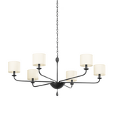 Osmond Chandelier LIGHTING - Chandelier Hudson Valley Lighting 49.5" Black Iron