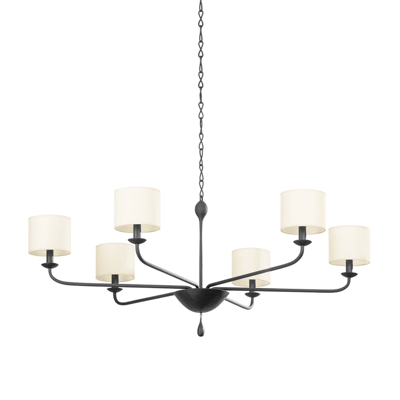 Osmond Chandelier LIGHTING - Chandelier Hudson Valley Lighting 49.5" Black Iron