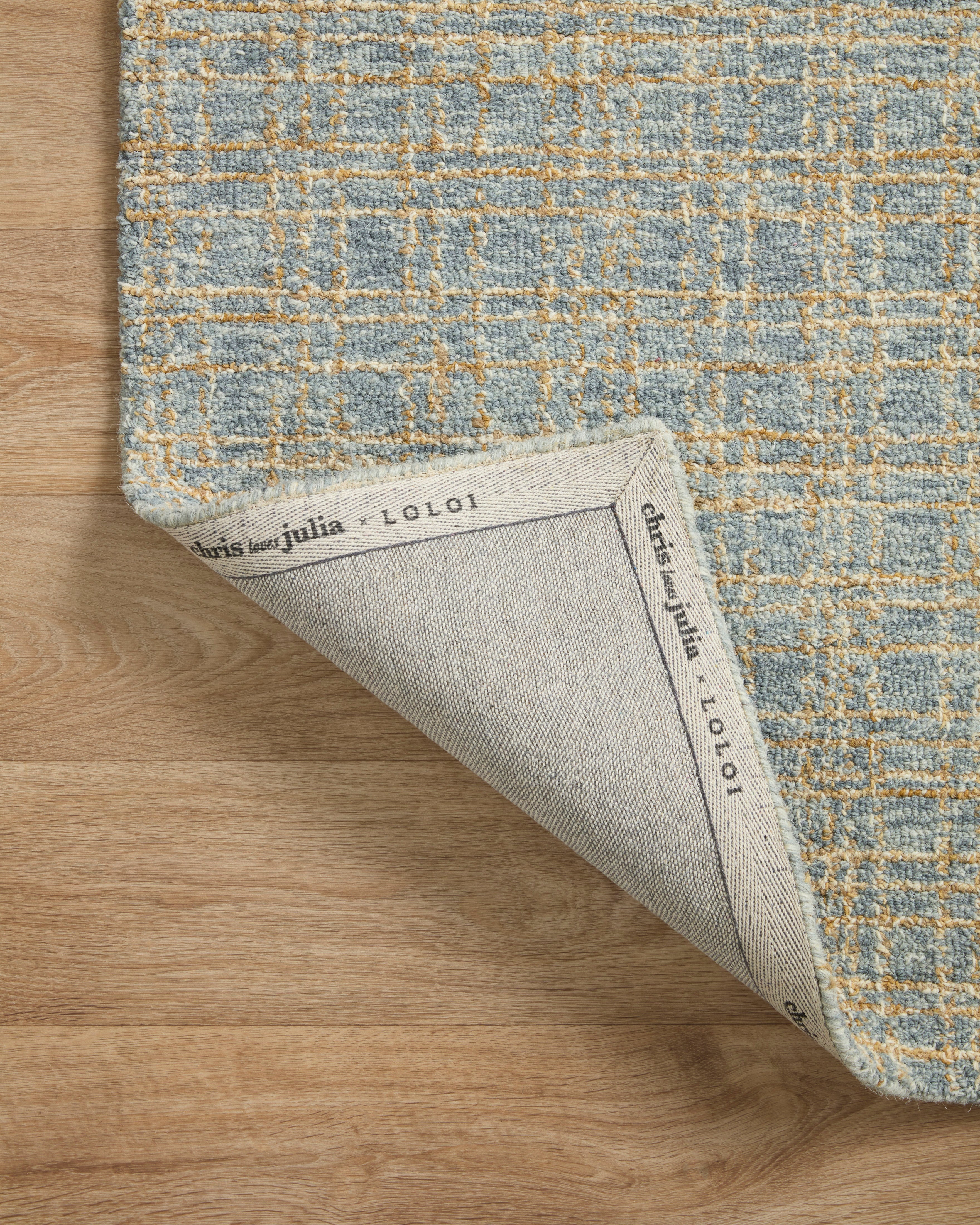 FLOOR MODEL - Loloi Polly Blue / Sand Rug - 3'6" x 5'6" IN STORE - Sale Rug Loloi