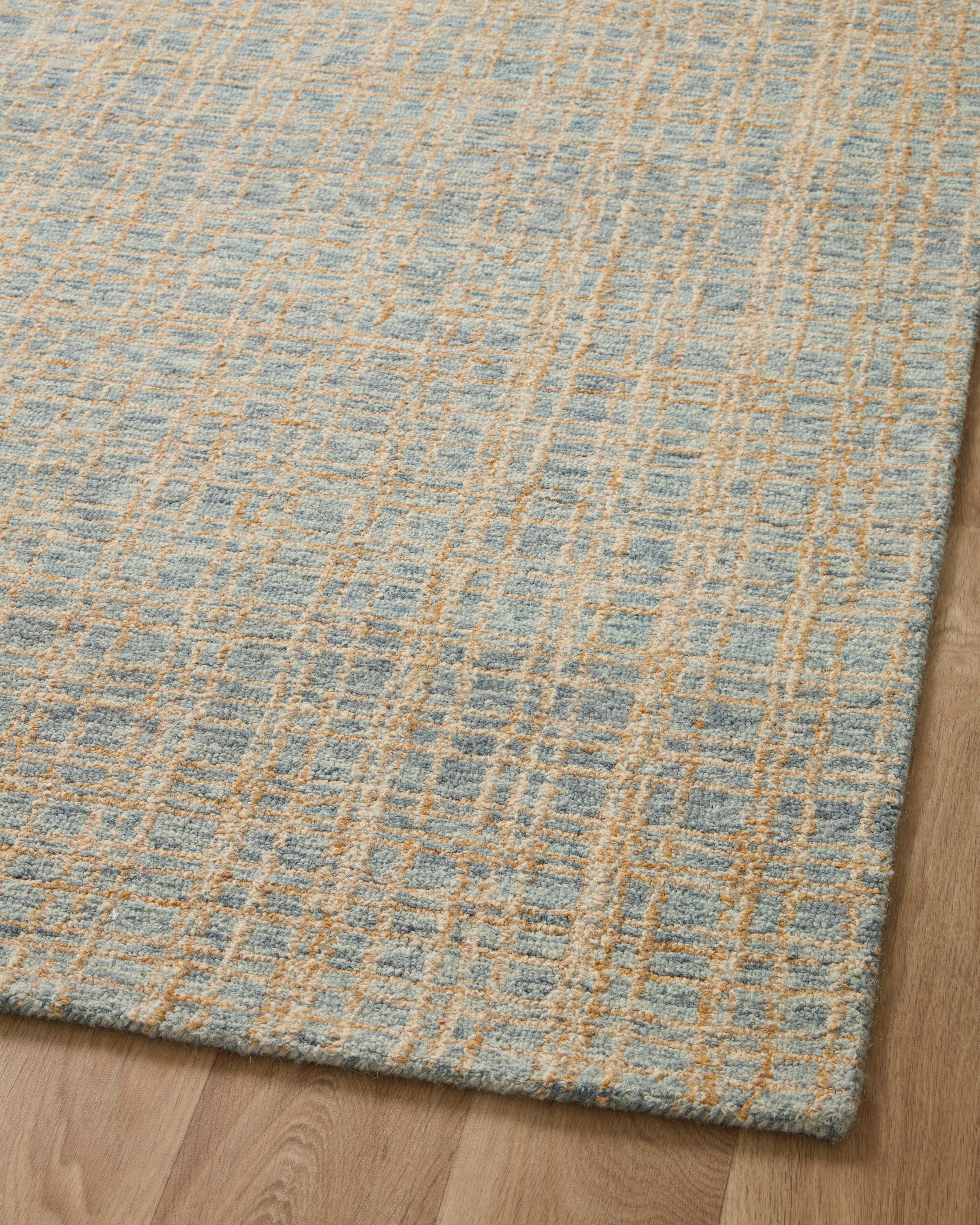 FLOOR MODEL - Loloi Polly Blue / Sand Rug - 3'6" x 5'6" IN STORE - Sale Rug Loloi
