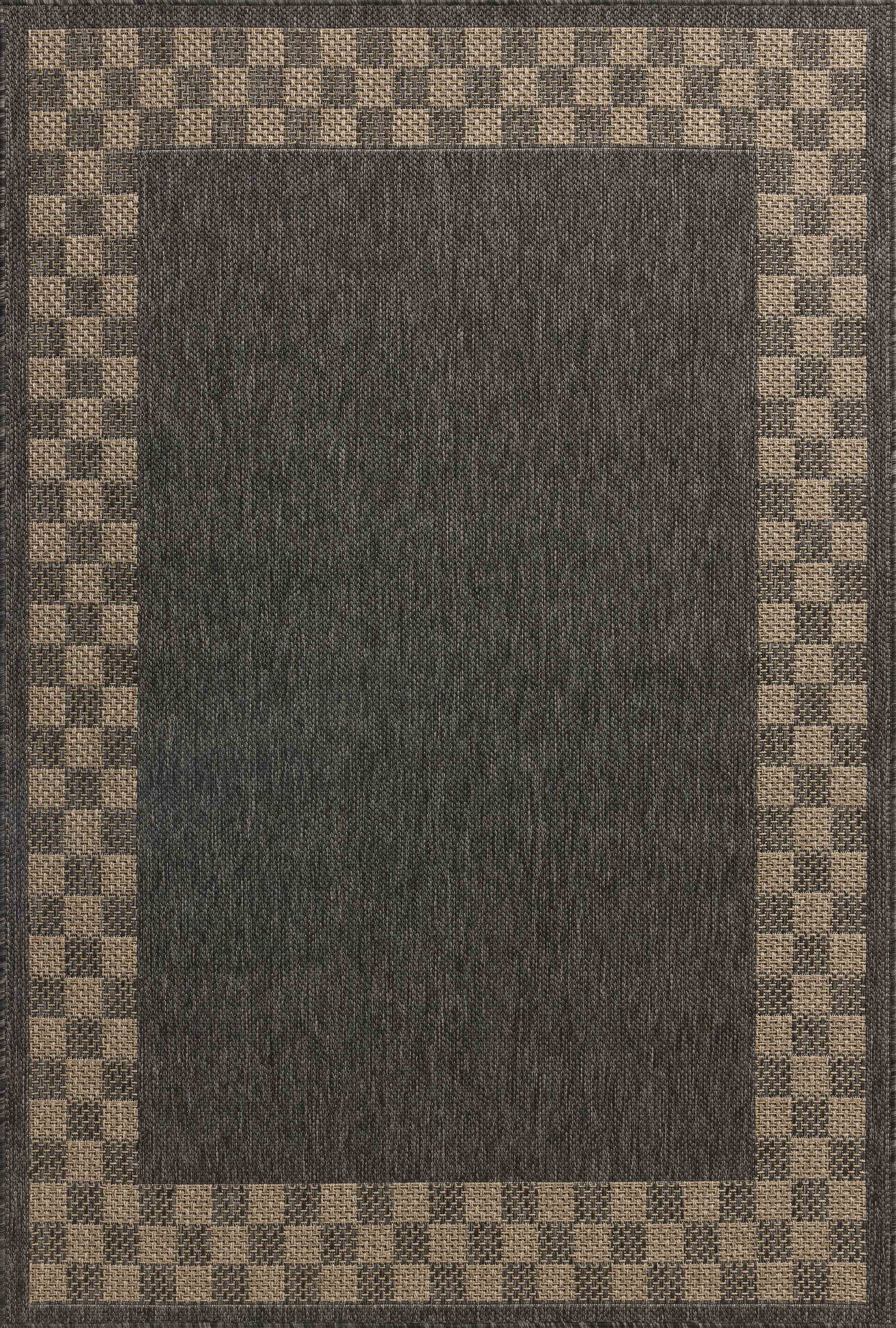 OVERSTOCK RUG - Chris Loves Julia x Loloi Providence Charcoal / Natural Rug - 5' x 7'7" IN STORE - Sale Rugs Loloi