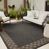 OVERSTOCK RUG - Chris Loves Julia x Loloi Providence Charcoal / Natural Rug - 5' x 7'7" IN STORE - Sale Rugs Loloi