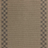 OVERSTOCK RUG - Chris Loves Julia x Loloi Providence Natural / Charcoal Rug - 5' x 7'7" IN STORE - Sale Rugs Loloi