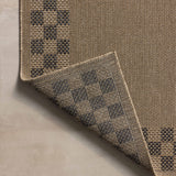OVERSTOCK RUG - Chris Loves Julia x Loloi Providence Natural / Charcoal Rug - 5' x 7'7" IN STORE - Sale Rugs Loloi