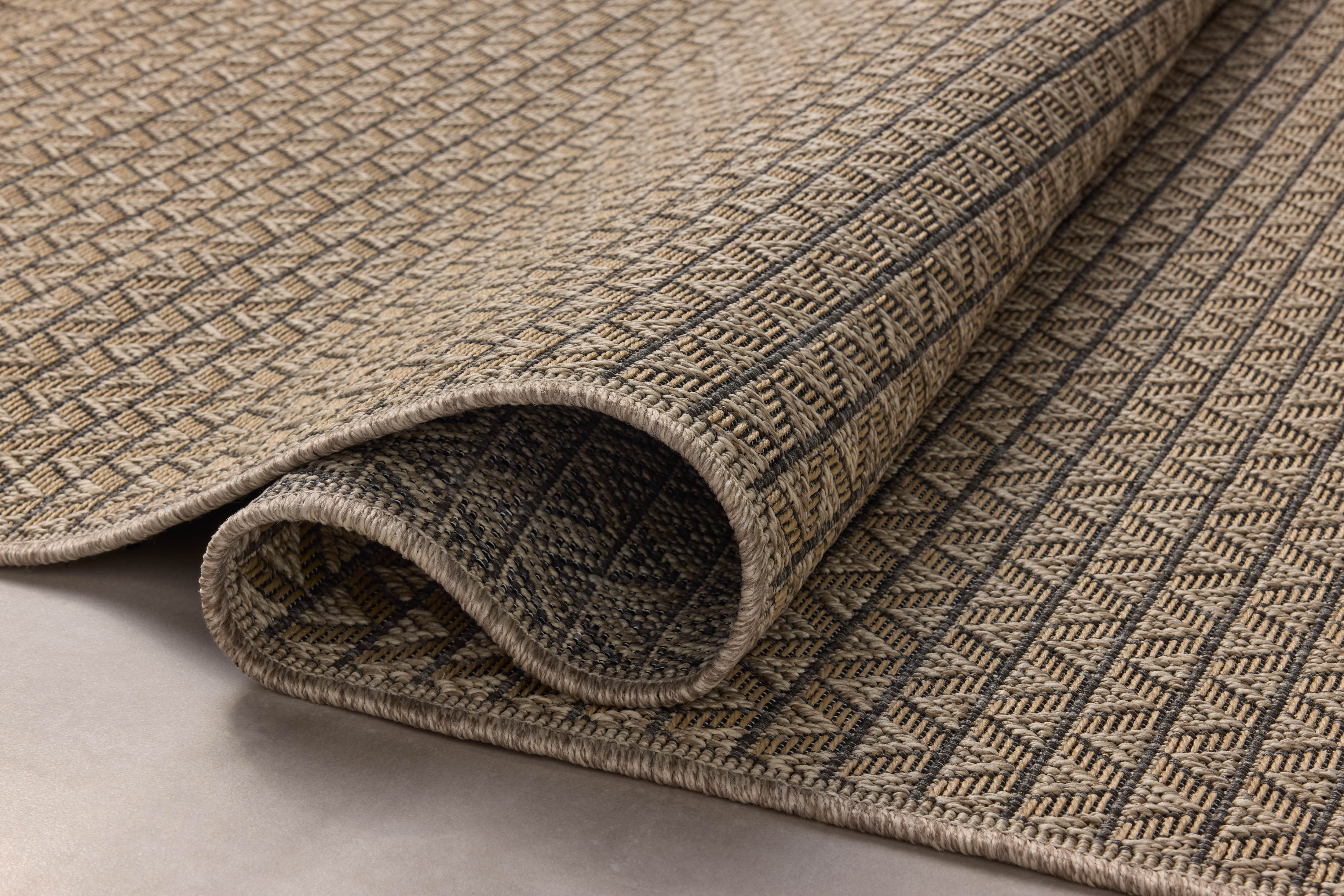 Chris Loves Julia x Loloi Providence Natural / Graphite Rug RUGS - outdoor Loloi