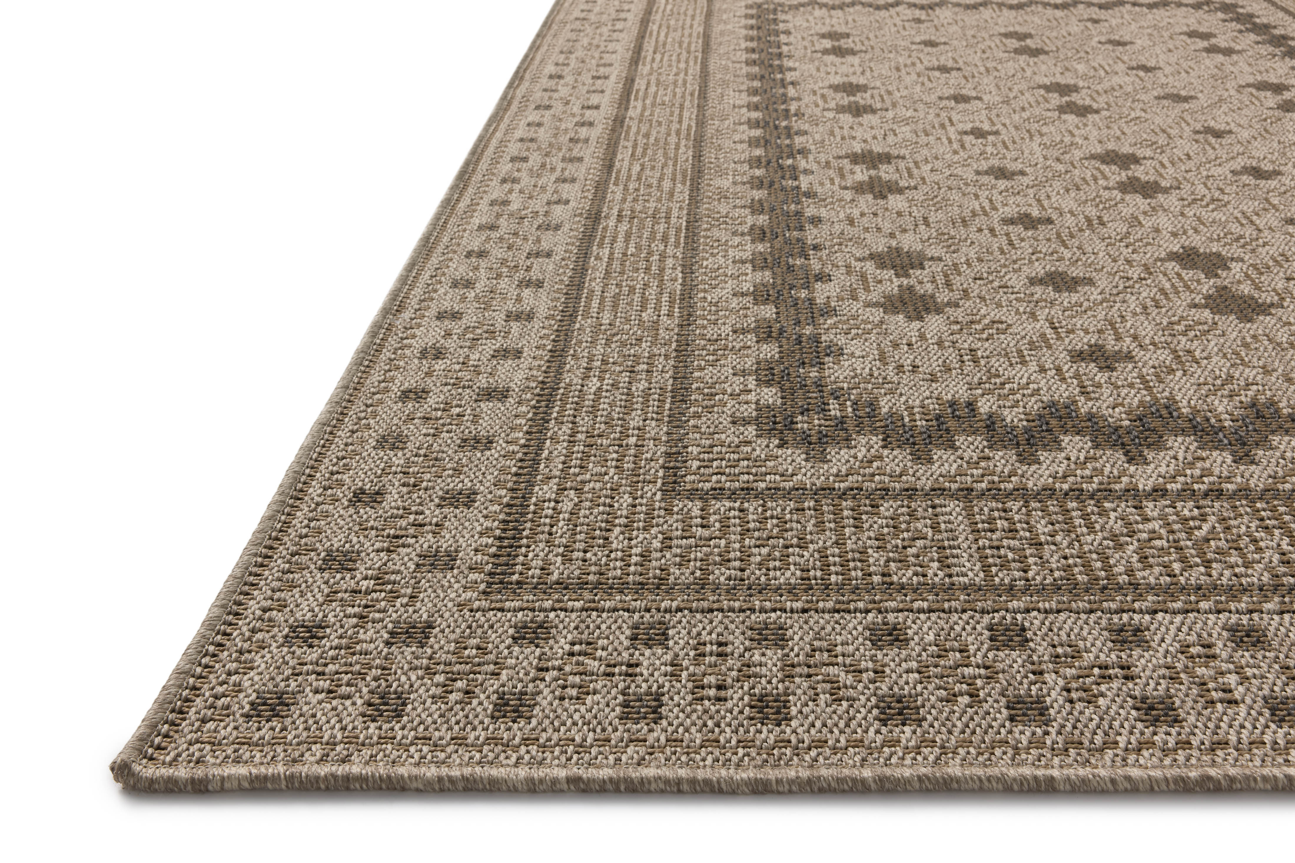 Chris Loves Julia x Loloi Providence Charcoal / Dove Rug RUGS - outdoor Loloi