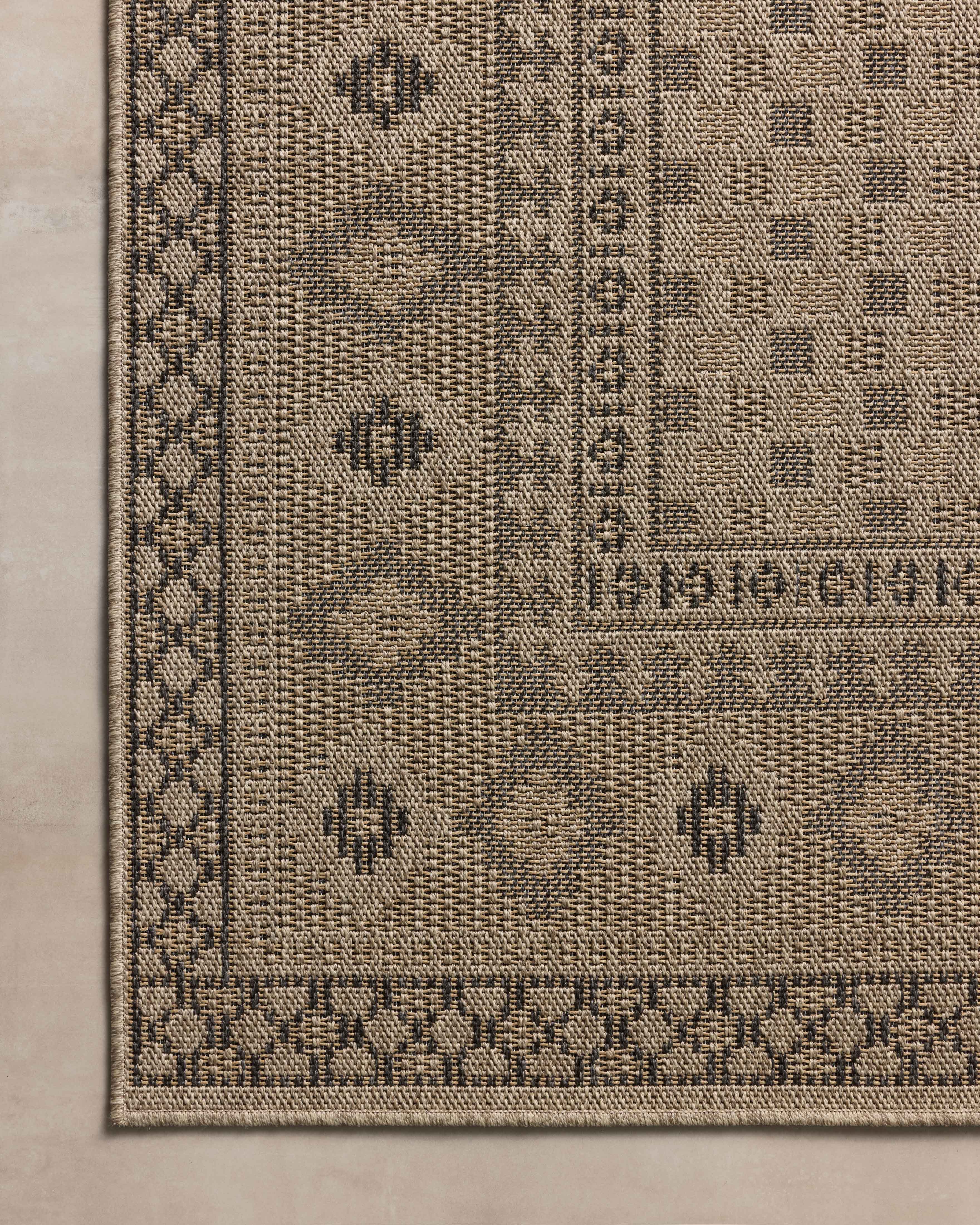Chris Loves Julia x Loloi Providence Dove / Charcoal Rug RUGS - outdoor Loloi