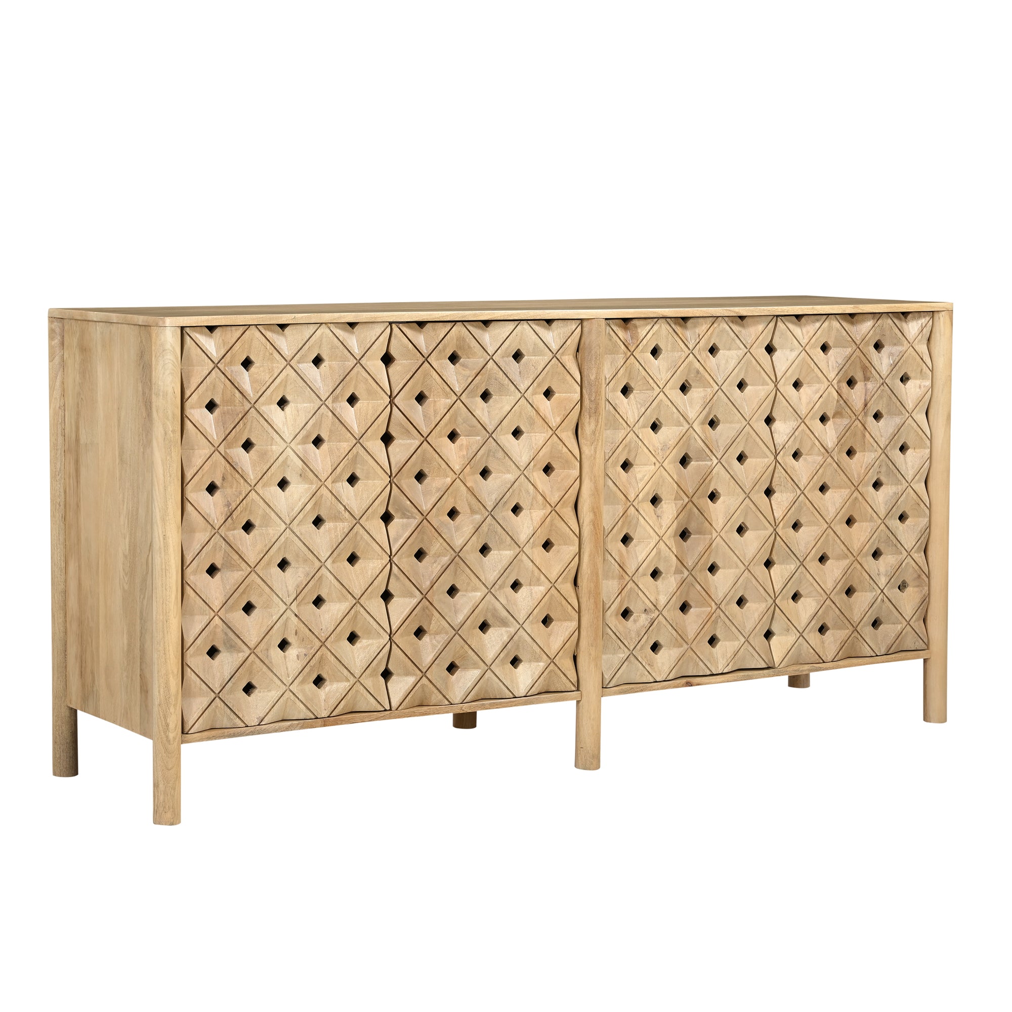 Farren 4 Door Sideboard FURNITURE - sideboards & cabinets Moe's Furniture