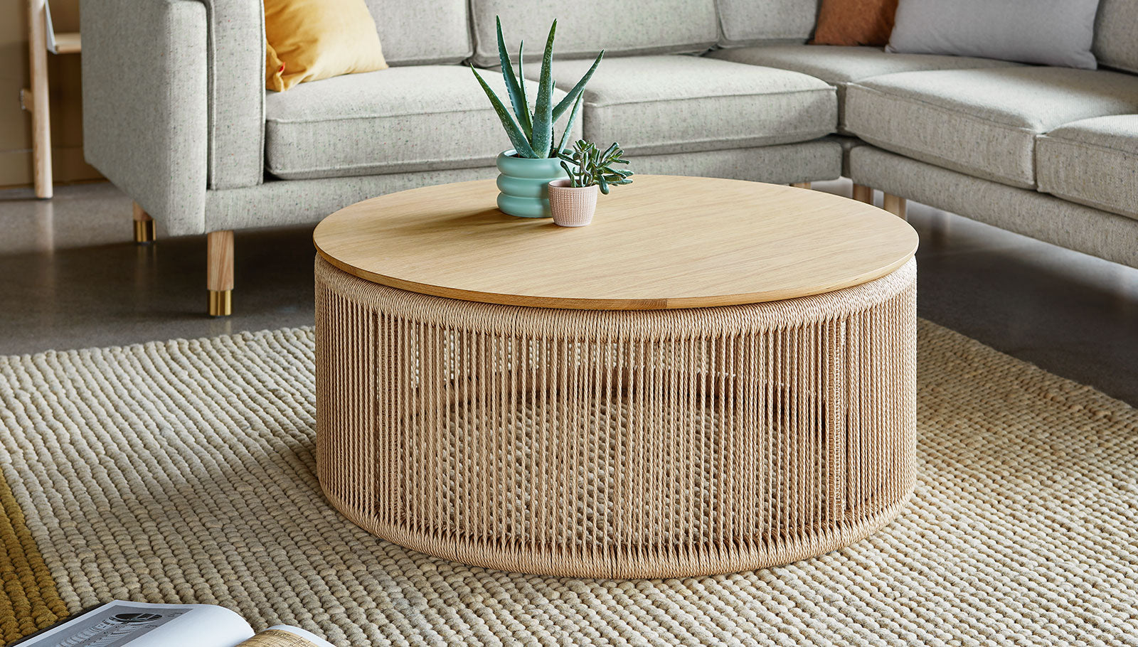 Gus* Palma Coffee Table 4 - a - FURNITURE - Coffee Table - Round Gus