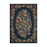 Rifle Paper Co. x Loloi Perennial Blossom Navy Rug 5-Rugs - indoor/outdoor Loloi