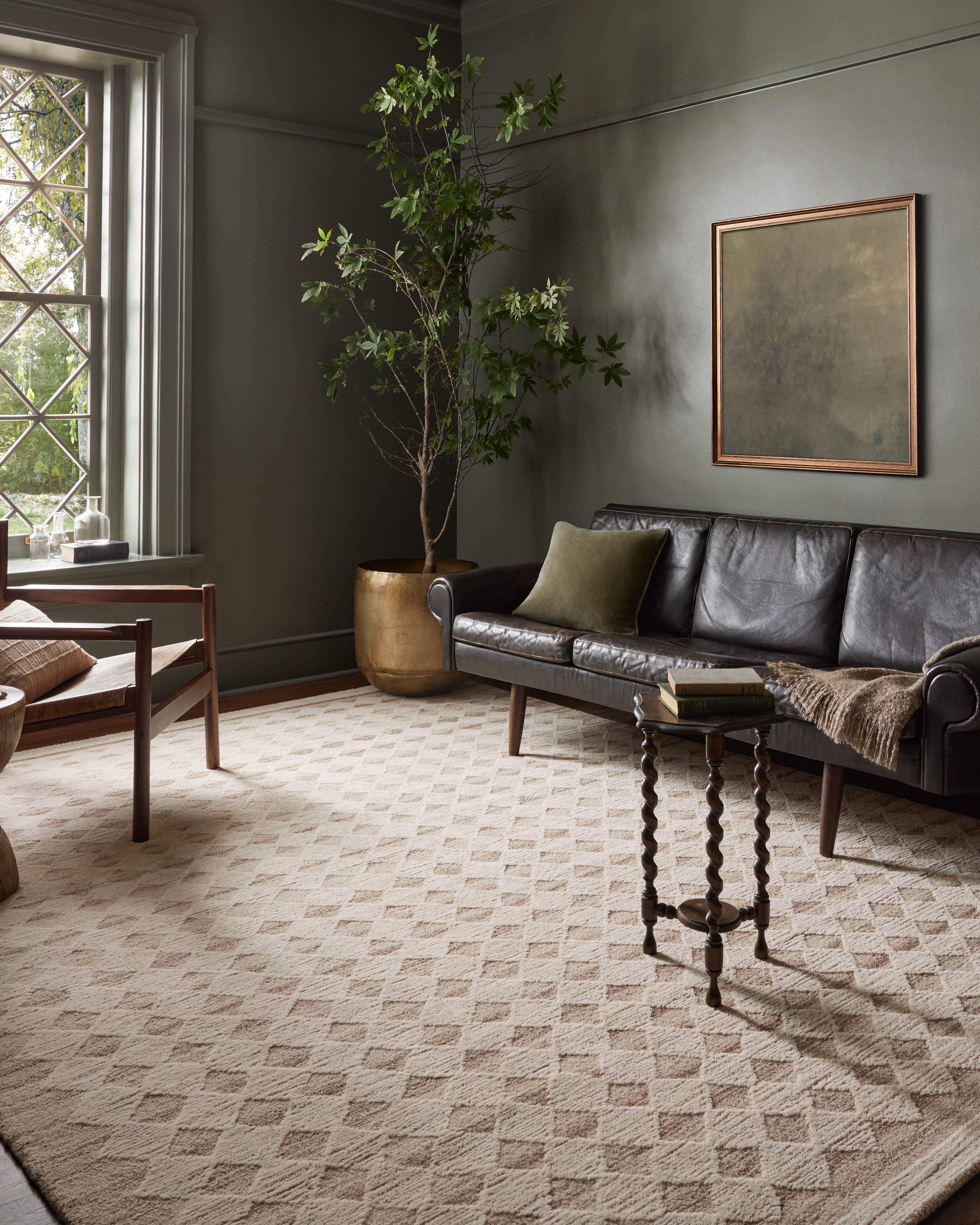 Magnolia Home by Joanna Gaines x Loloi Rae Natural / Ivory Rug 0-RUGS-wool Loloi