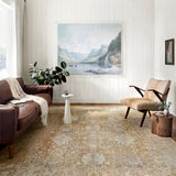 Chris Loves Julia x Loloi Rosemarie Gold / Sand Rug RUGS - patterned Loloi