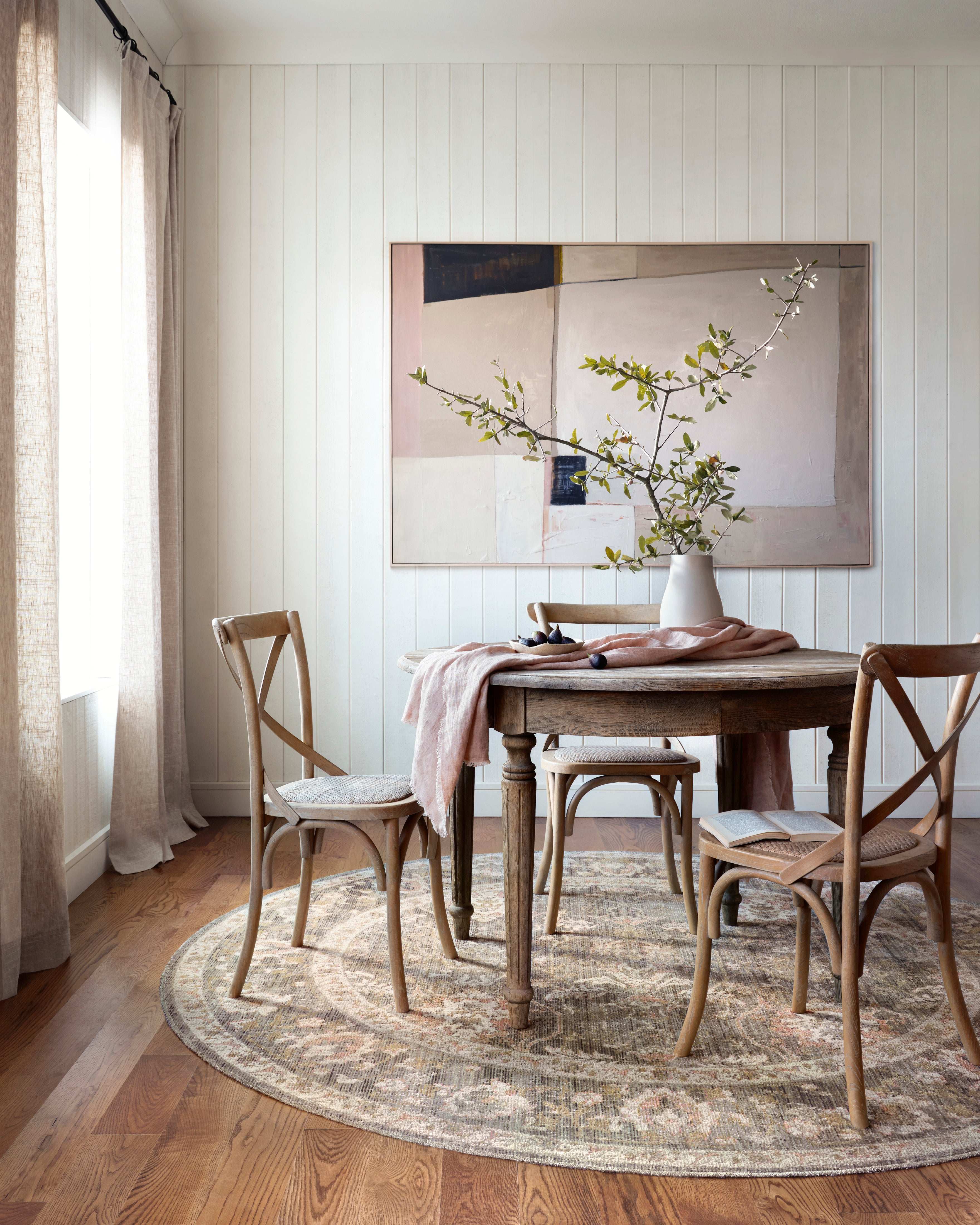 Chris Loves Julia x Loloi Rosemarie Sage / Blush Rug RUGS - patterned Loloi