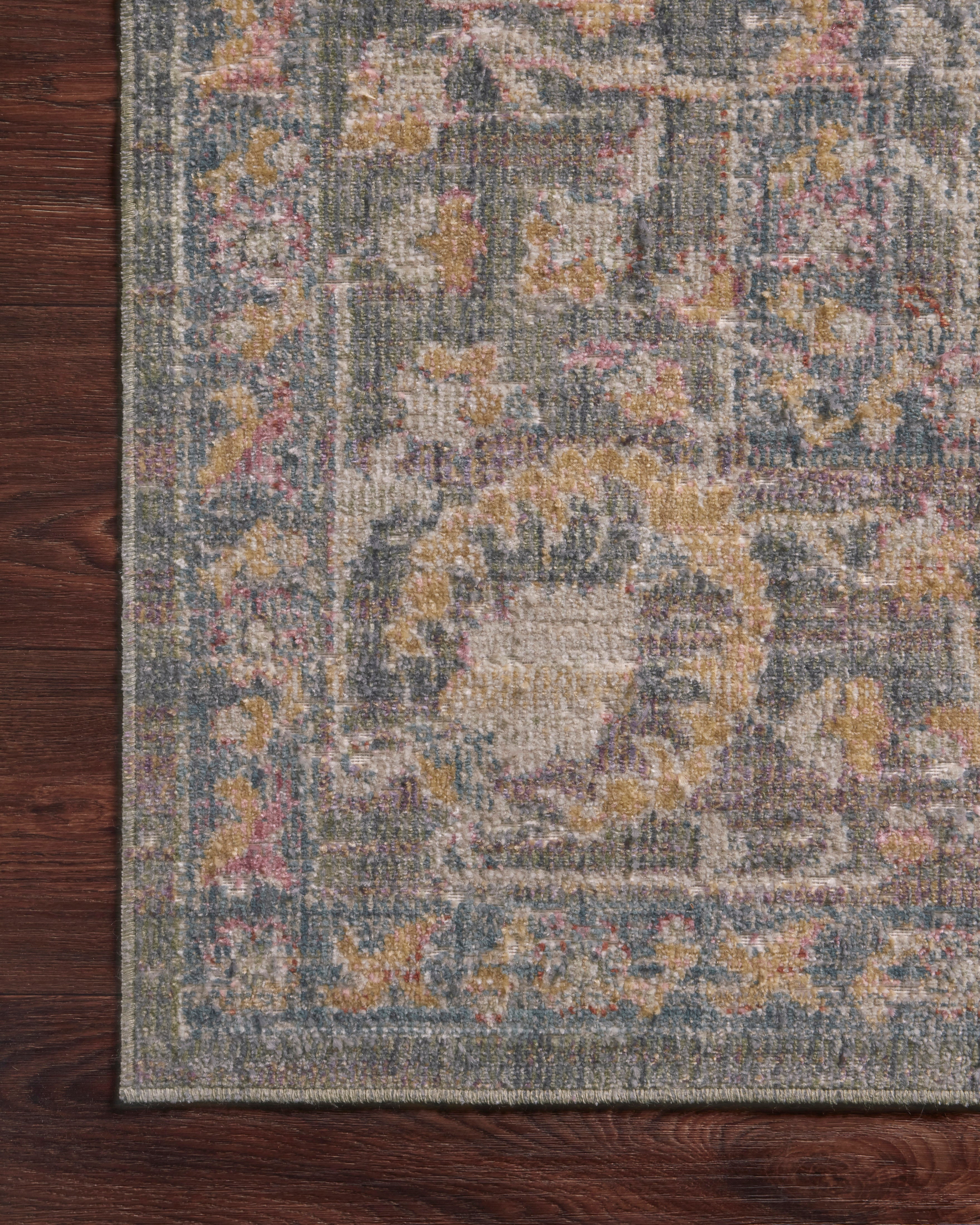 Chris Loves Julia x Loloi Rosemarie Stone / Multi Rug RUGS - patterned Loloi