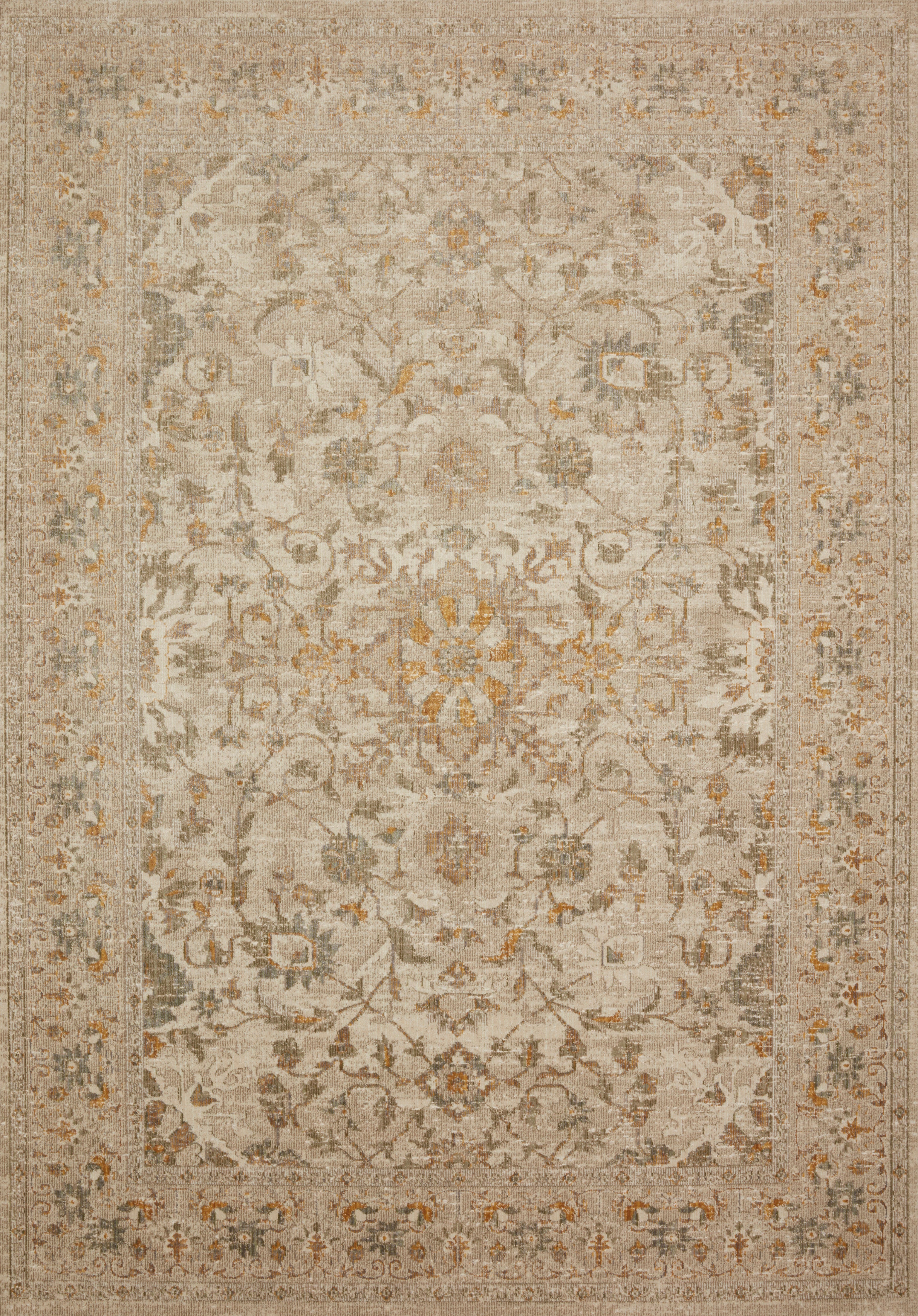 Chris Loves Julia x Loloi Rosemarie Ivory / Natural Rug RUGS - patterned Loloi