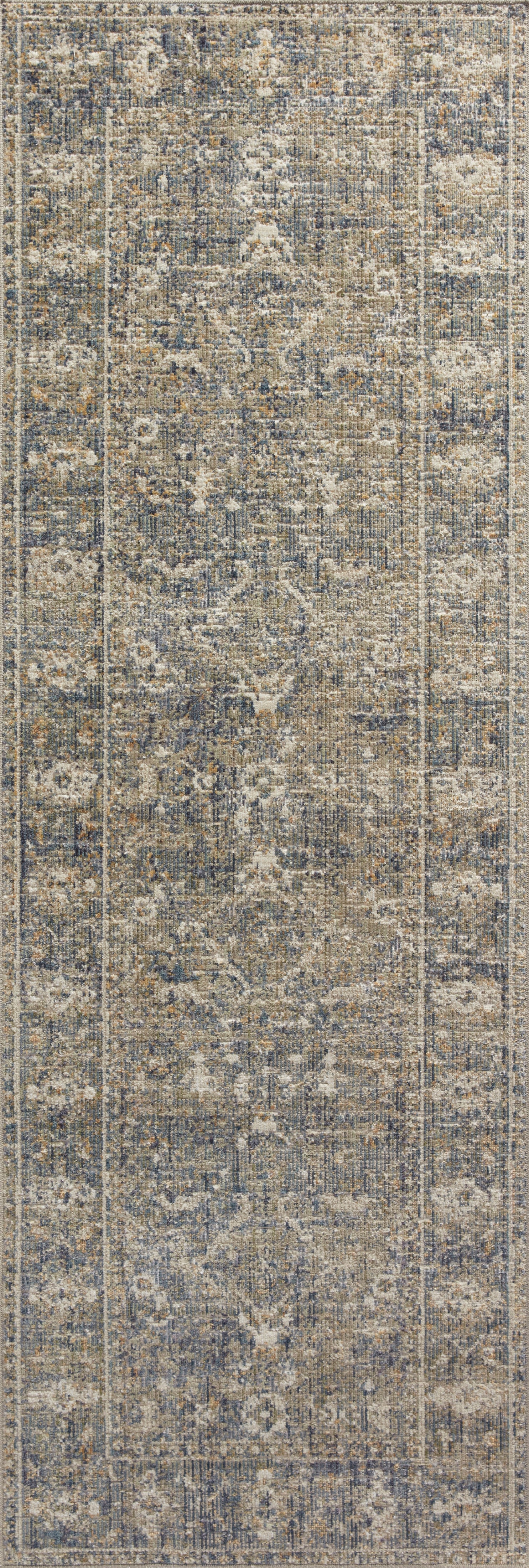 Chris Loves Julia x Loloi Rosemarie Sand / Lagoon Rug RUGS - patterned Loloi