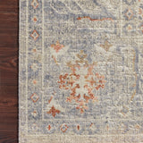 Chris Loves Julia x Loloi Rosemarie Oatmeal / Lavender Rug RUGS - patterned Loloi