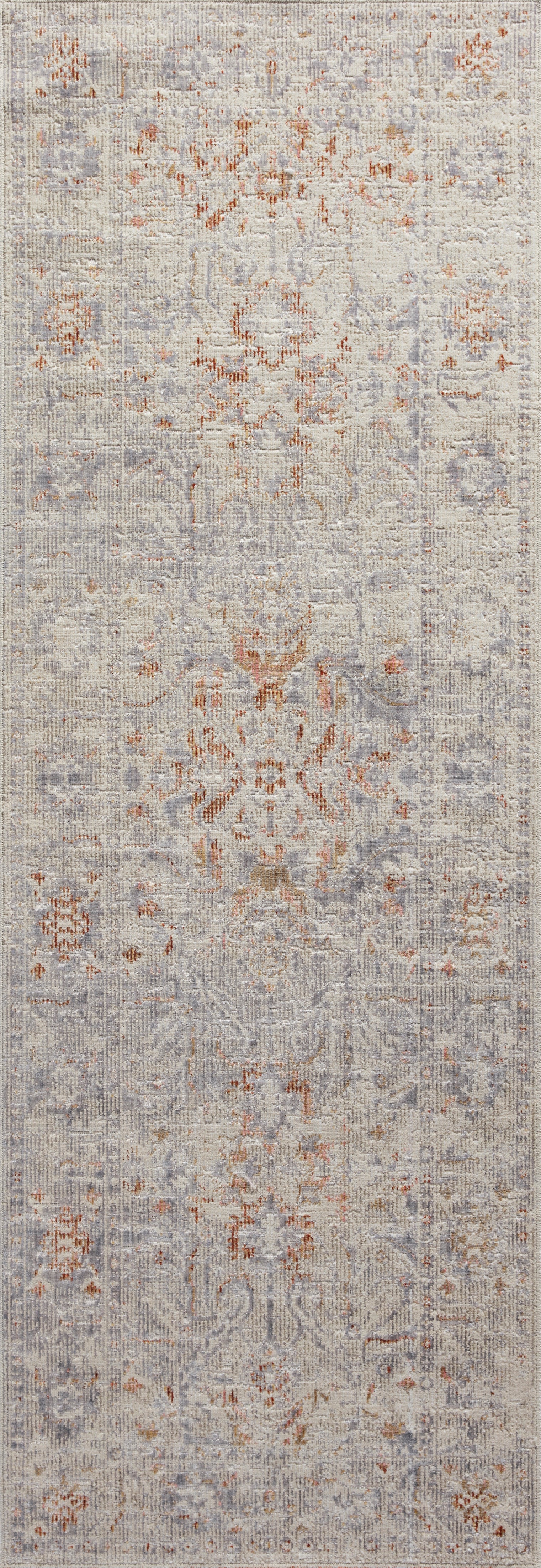 Chris Loves Julia x Loloi Rosemarie Oatmeal / Lavender Rug RUGS - patterned Loloi