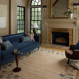 Chris Loves Julia x Loloi Rue Natural / Denim Rug