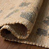 Chris Loves Julia x Loloi Rue Natural / Denim Rug