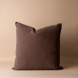 Espresso Linen Pillow Cover 2 - PILLOWS - Linen - warm Rug & Weave Pillows