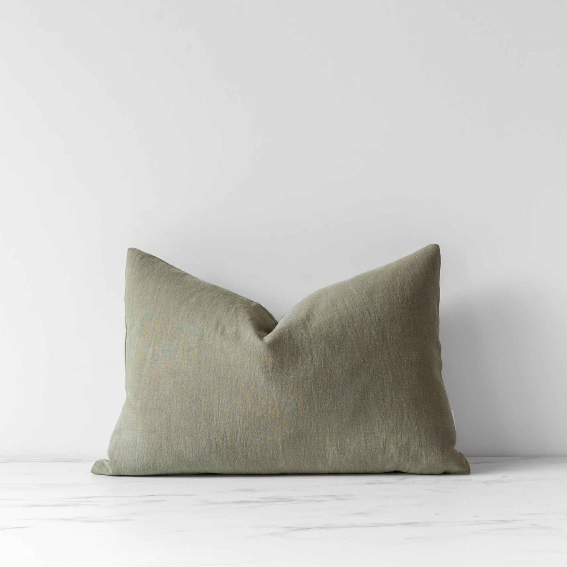 PRE-ORDER: Sage Linen Pillow Cover 3 - PILLOWS - linen - cool Rug & Weave Pillows