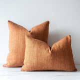 Double Sided Terracotta Thai Woven Pillow Cover 2 - PILLOWS - Thai - warm Rug & Weave Pillows