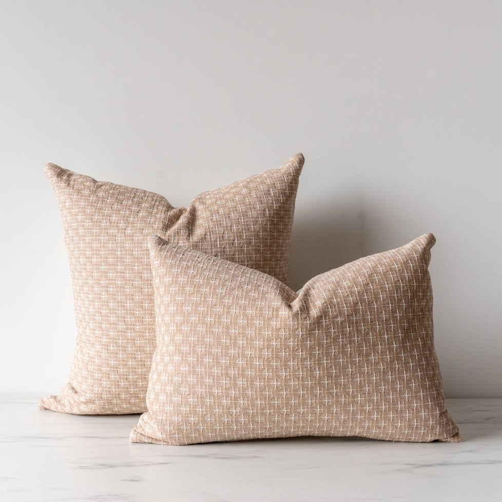 Ethan Thai Woven Pillow Cover 1 - PILLOWS - Thai - neutral Rug & Weave Pillows